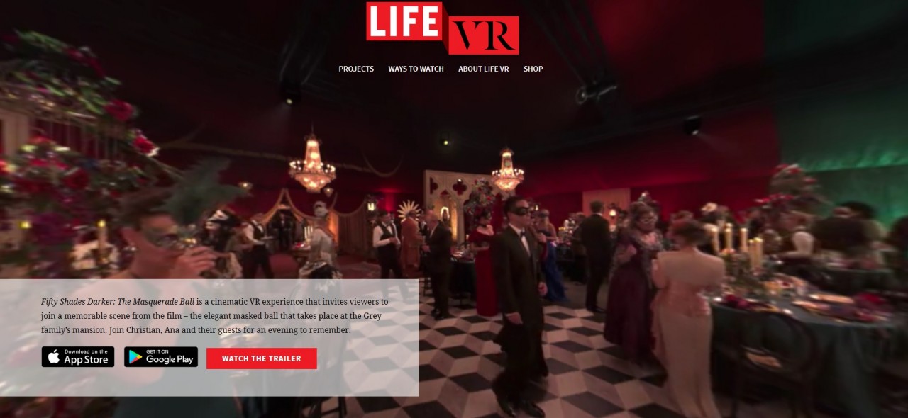 Fifty Shades fans have a ball with virtual reality experience