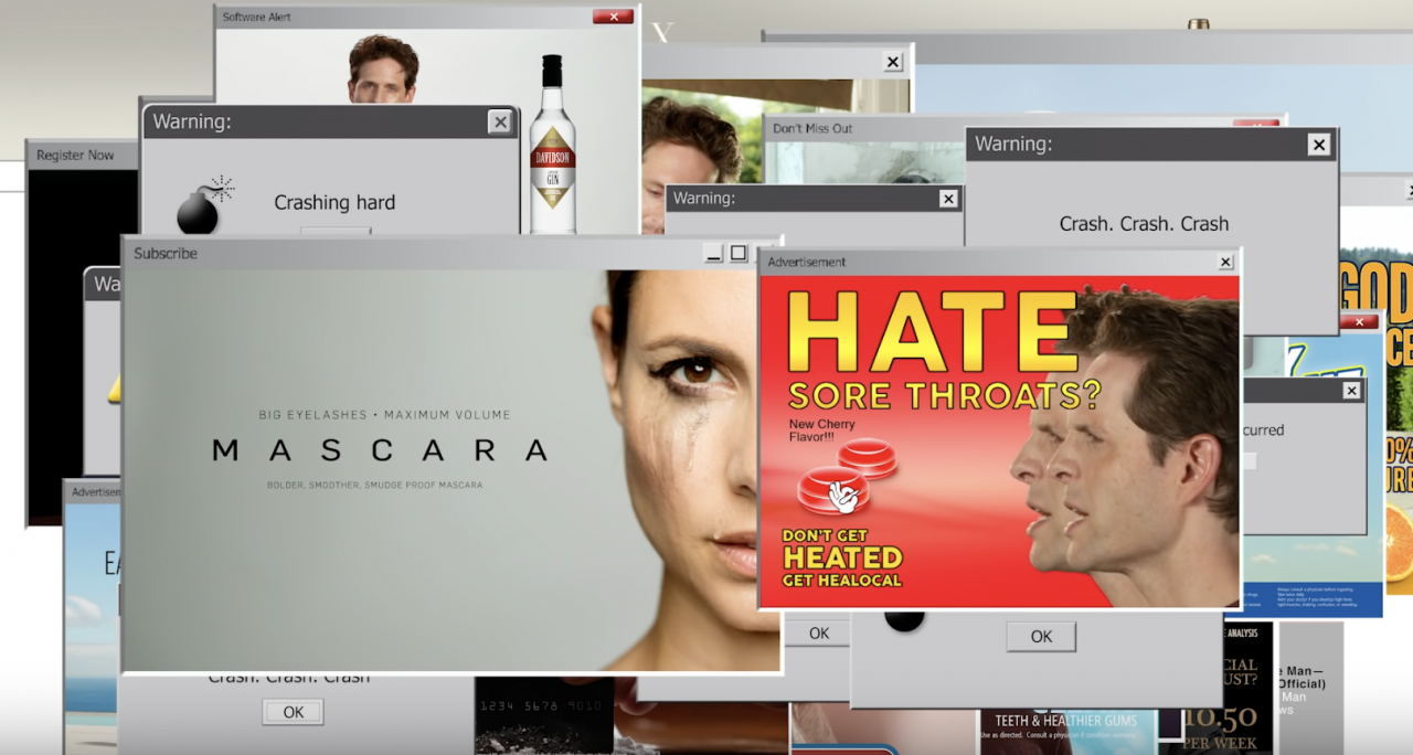 W+K tells the story of a doomed romance using pop-up ads in music video for Portugal. The Man