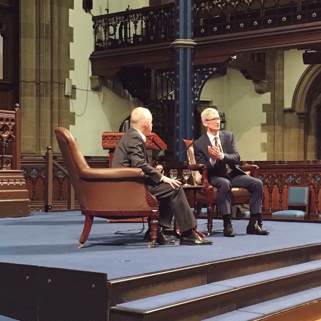 Apple boss denounces President Trump's immigration ban while receiving honorary degree in Glasgow