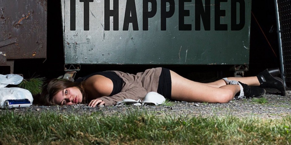 Ithaca College student calls graphic attention to campus rape for #KnowNo campaign