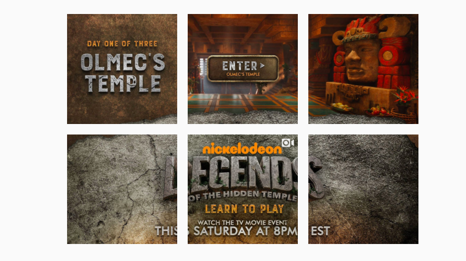Nickelodeon launches Legends of the Hidden Temple Instagram game ahead of film release