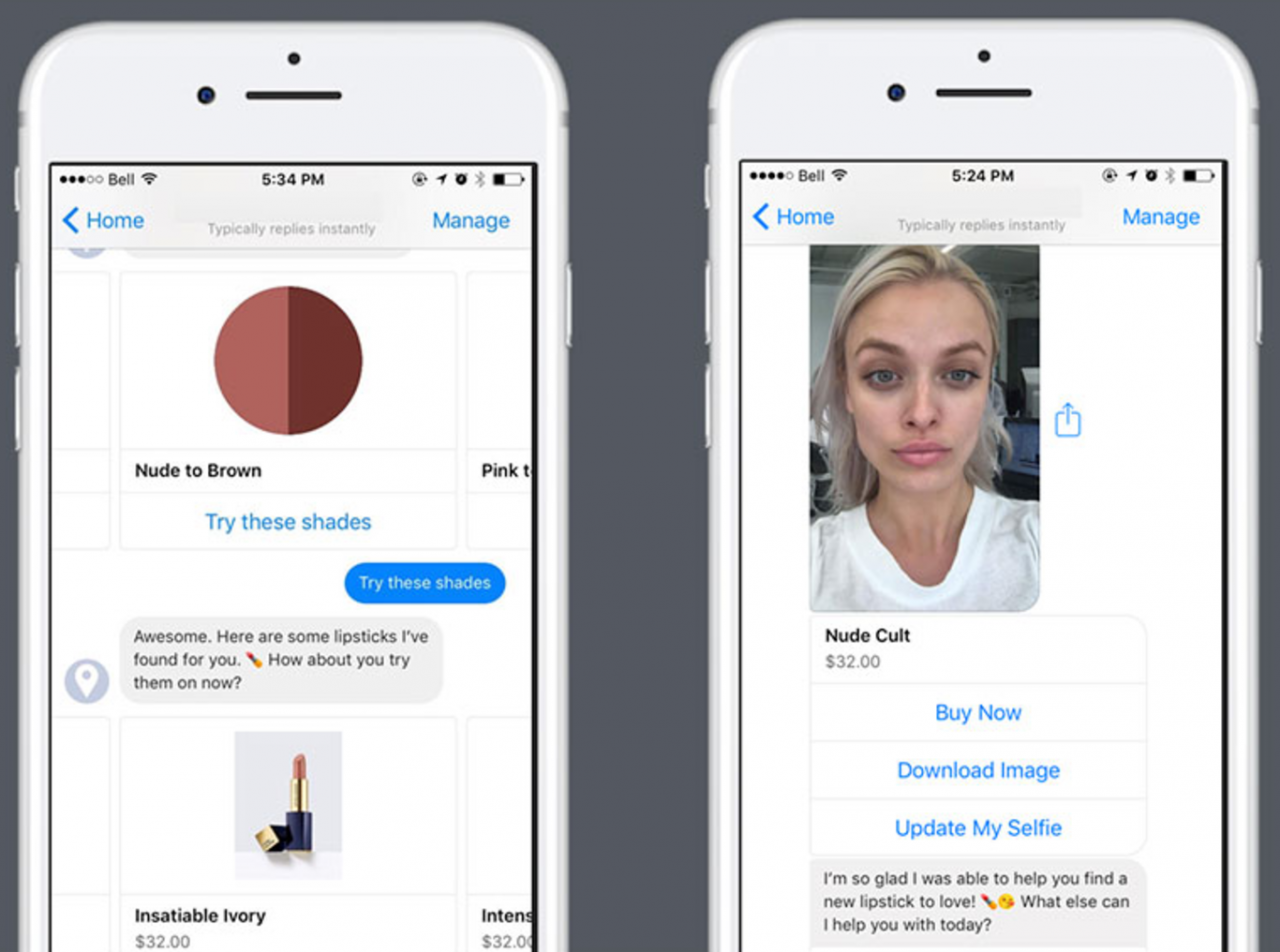 Estée Lauder and ModiFace create chatbot that lets customers try on lipstick virtually