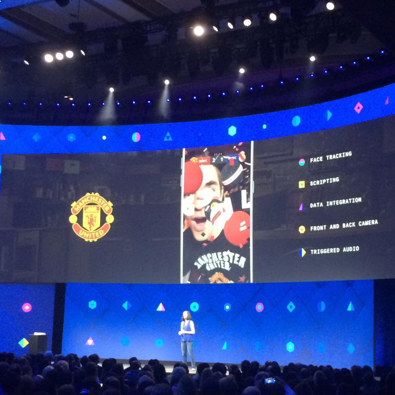 Manchester United partners with the new Facebook augmented reality developer platform